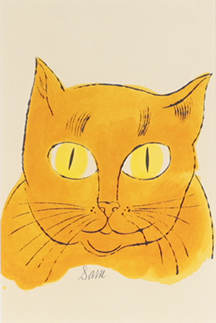 アンディ・ウォーホル Andy Warhol サムという名前の猫 | ONLINE