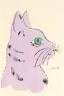 アンディ・ウォーホル Andy Warhol 「サムという名の猫と一匹の青い猫」より（IV.57A） | BROWSE | Walls Tokyo