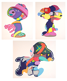 KAWS SHARE 2021 カウズ シルクスクリーン 版画