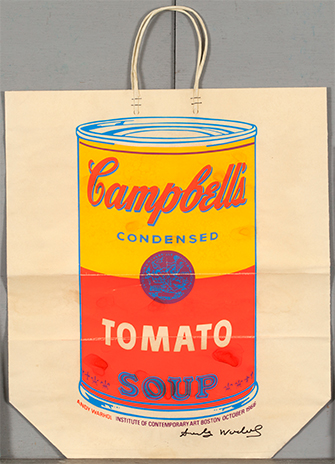 Campbells Soup Can on Shopping Bag