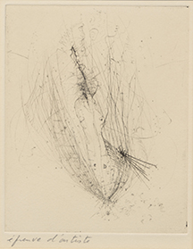 ヴォルス　WOLS 南画廊　銅板画1葉付き WOLS ヴォルス展 1964年／南画廊」 1500部限定 銅版画付き