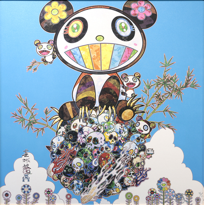 村上 隆 Takashi Murakami パンダの親子「幸せ〜」 | Walls Tokyo