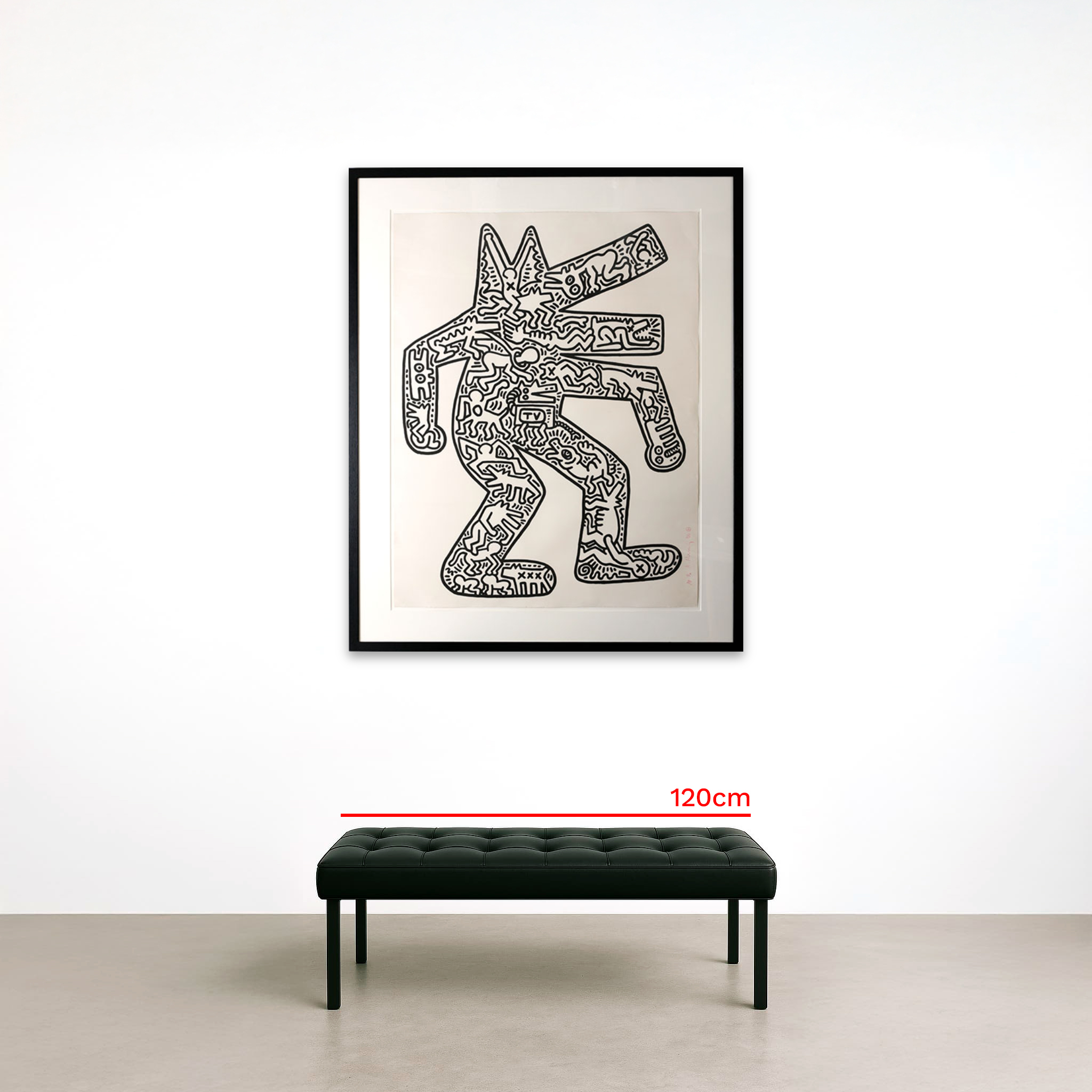 キース・ヘリング Keith Haring Dog (Littmann p.49) | ONLINE