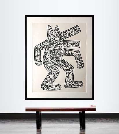 キース・ヘリング Keith Haring Dog (Littmann p.49) | Walls Tokyo