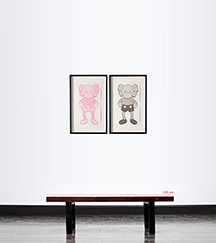 COMPANION (Pink,Gray)|カウズ|アート販売 Walls Tokyo
