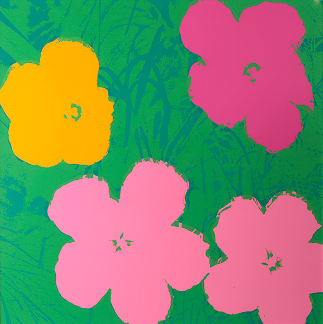 アンディ・ウォーホル (Sunday B.Morning) Andy Warhol (Sunday B. Morning) Flowers  #2105_1168【白額】 | BROWSE | Walls Tokyo