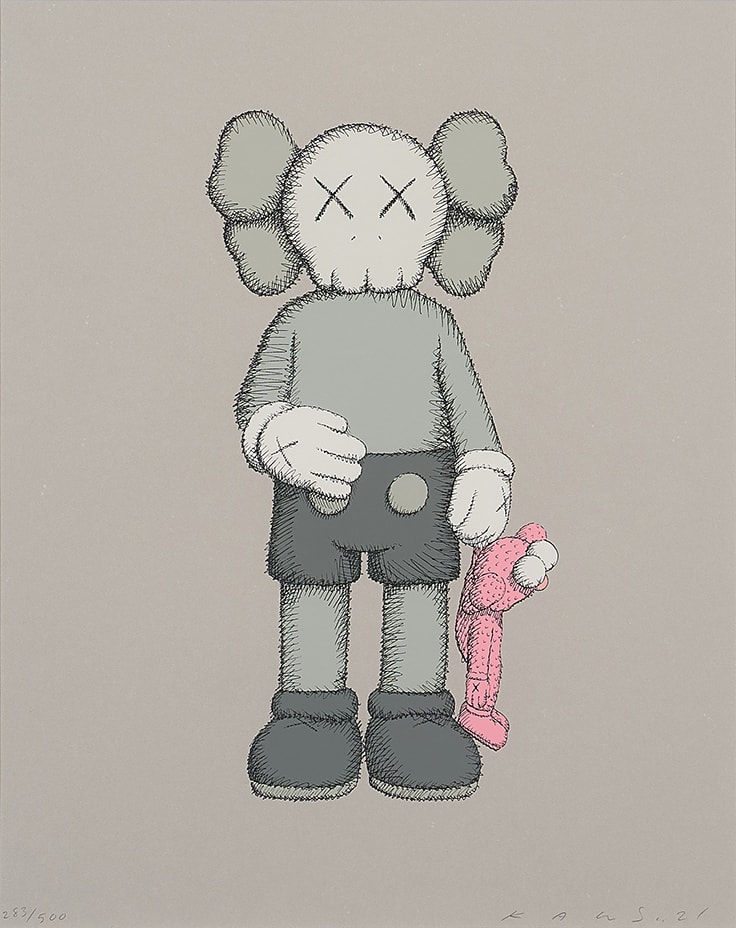 サイズKAWS SHARE 2021 カウズ シルクスクリーン 版画 ...