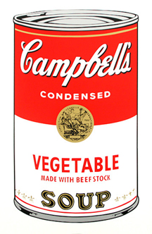 お好きな方ぜひAndy Warhol Tシャツ 1987 スープ缶80s vintage
