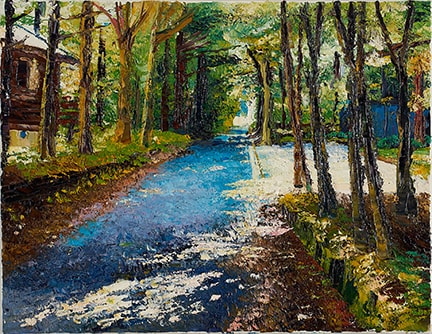 柿崎 覚 Gaku Kakizaki 光さす夏の小道 | ONLINE STORE | Walls