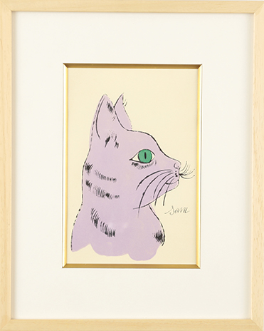 アンディ・ウォーホル Andy Warhol 「サムという名の猫と一匹の青い猫」より（IV.57A） | Walls Tokyo