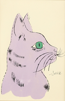 アンディ・ウォーホル Andy Warhol 「サムという名の猫と一匹の青い猫」より（IV.57A） | BROWSE | Walls Tokyo