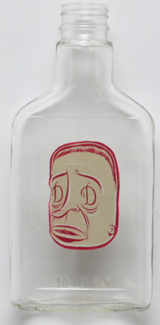 Untitled (Face bottle)