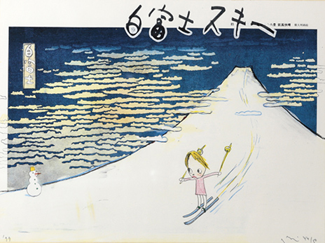White Fujiyama Ski Gelande:「In the Floating World」より|奈良美智