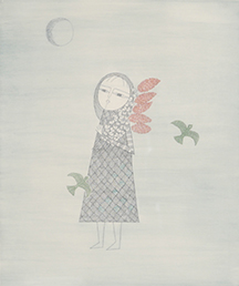 南 桂子 Keiko Minami 鳥と少女 | ONLINE STORE | Walls Tokyo